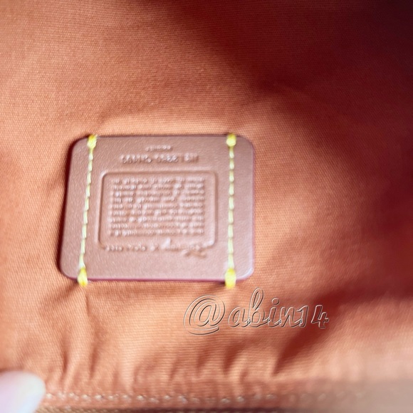 Coach x Disney Special  Edition Jacquard Leather Wristlet with Patches - Picture 3 of 7